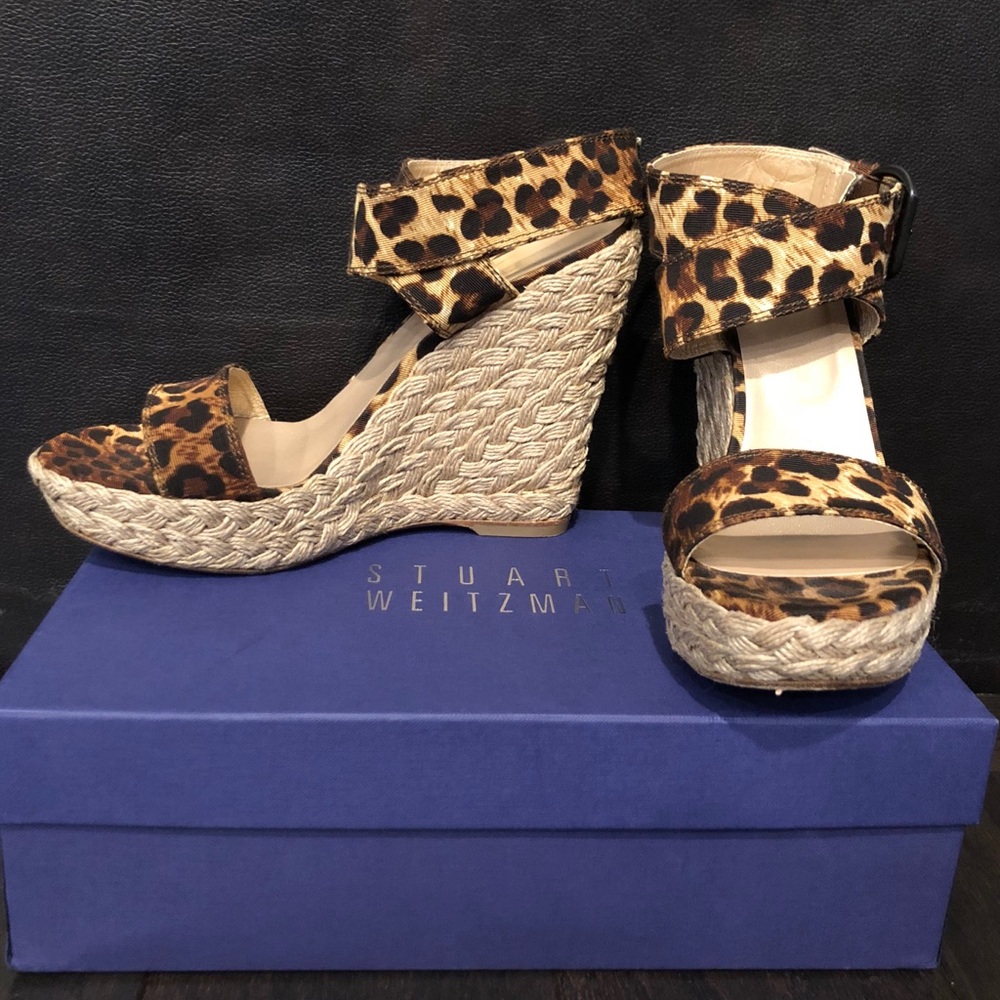 Stuart Weitzman X-Ray Wedge Espadrilles